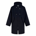 2026 New GS Leather Label Hooded Long Coat (25393-D40)