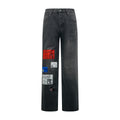 2026 New Model GS Leather Embroidered Denim Pants (BB4007-B65)