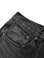 2026 New Model GS Leather Embroidered Denim Pants (BB4007-B65)