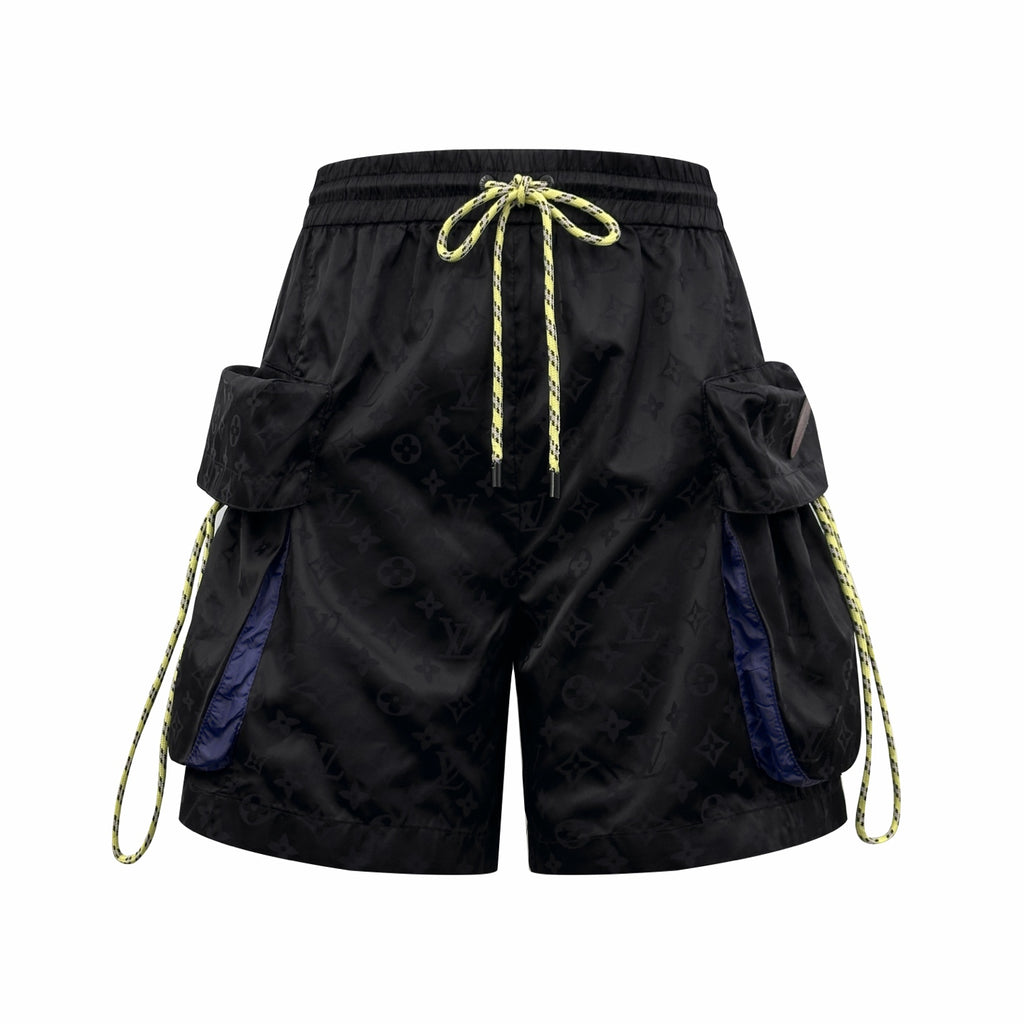 2026 Women's GS Label Full Print Jacquard Shorts (DD166)