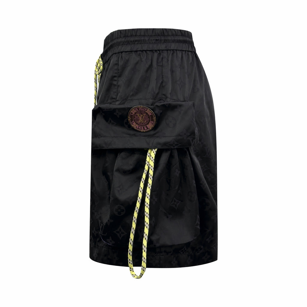 2026 Women's GS Label Full Print Jacquard Shorts (DD166)