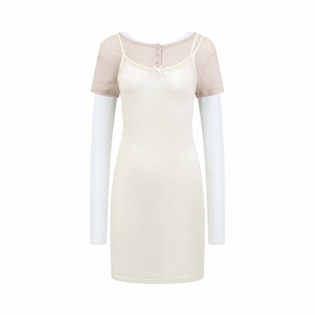 2026 Women's GS Layered Long-Sleeved Dress (FF814)