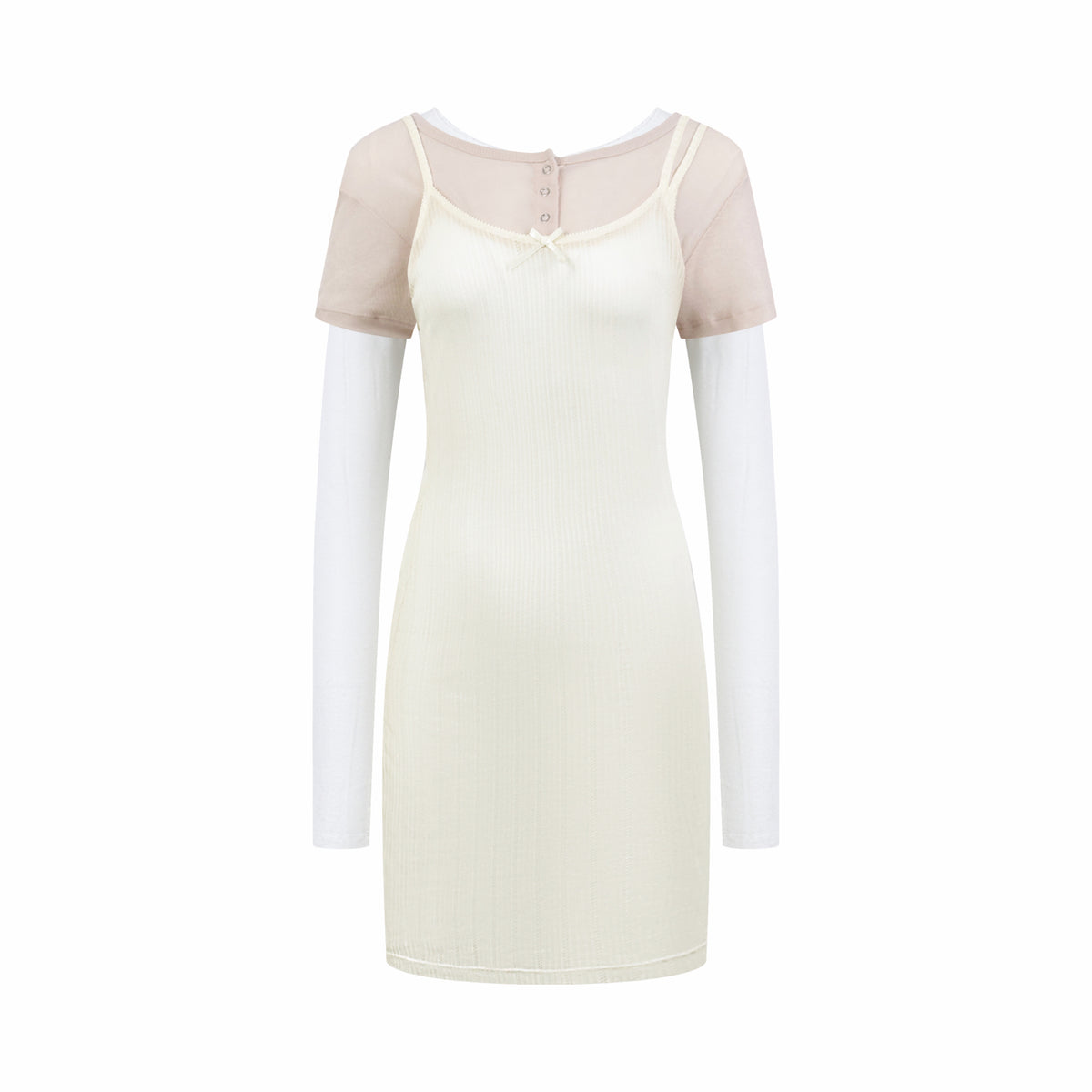 2026 Women's GS Layered Long-Sleeved Dress (FF814)