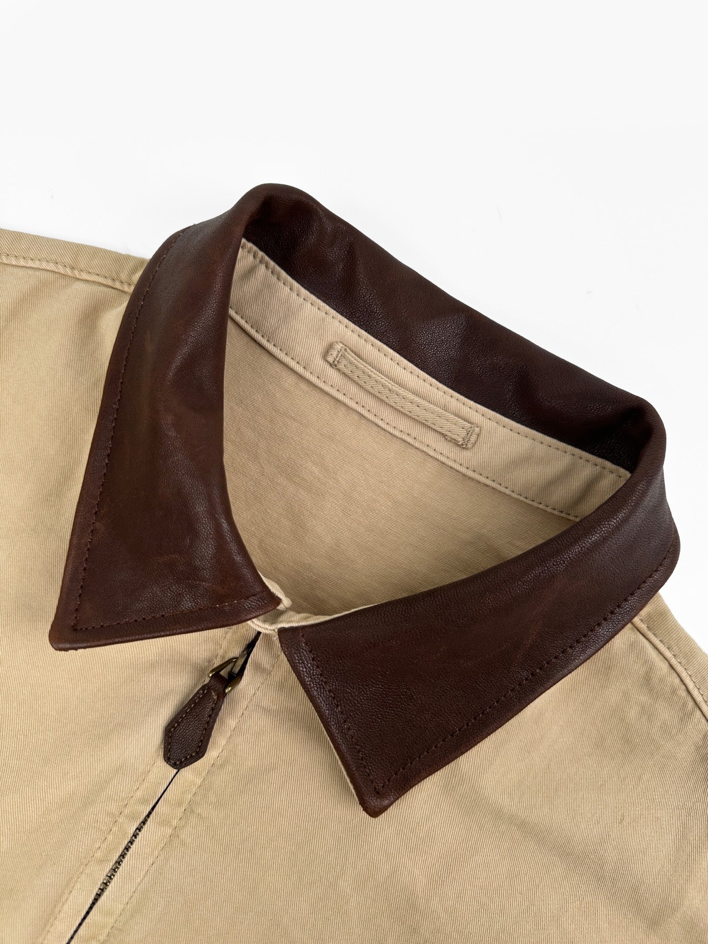 2026 New Model GS Embroidered Leather Zipper Coat (BB870-C15)