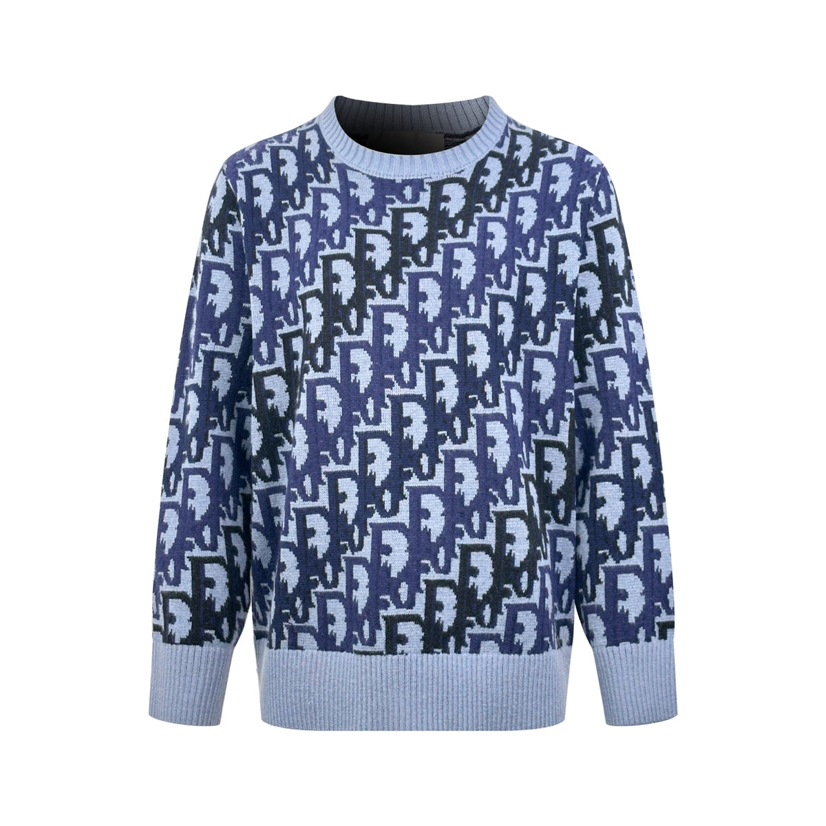 2026 New GS Gradient Full Printed Jacquard Sweater (AA636-B40)