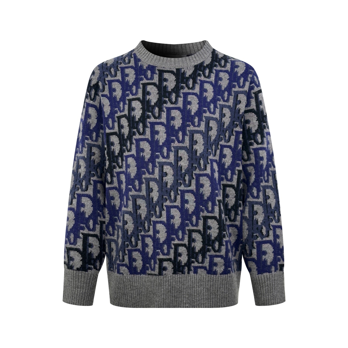 2026 New GS Gradient Full Printed Jacquard Sweater (AA636-B40)