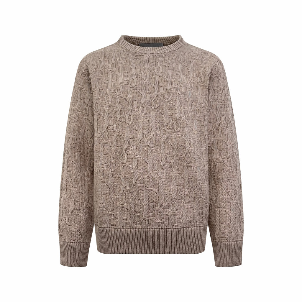 2026 New GS-printed Jacquard sweater (25360-B40)