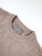 2026 New GS-printed Jacquard sweater (25360-B40)