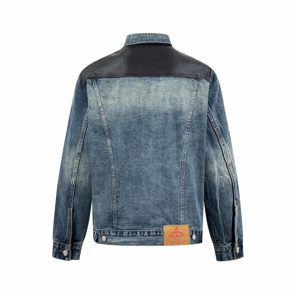 2026 New Model GS Leather Denim Jacket (25278-C65)