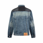 2026 New Model GS Leather Denim Jacket (25278-C65)