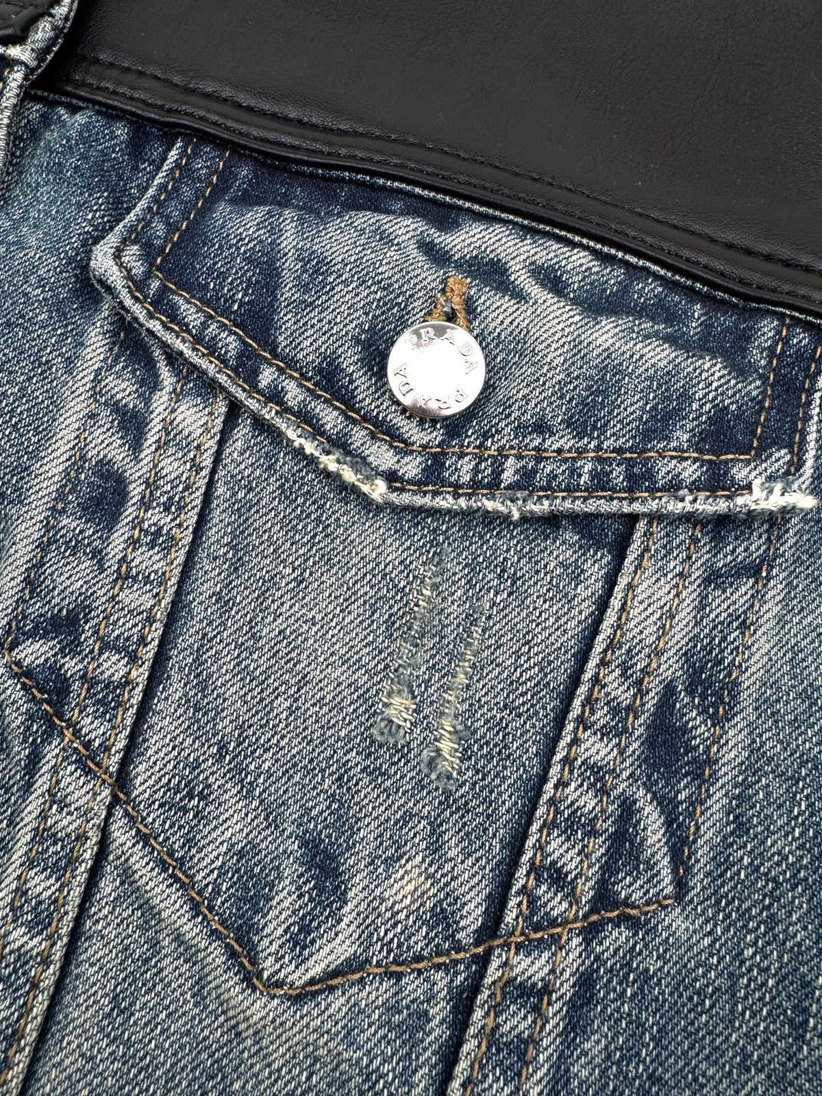 2026 New Model GS Leather Denim Jacket (25278-C65)