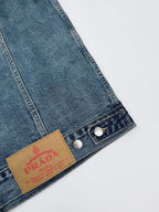2026 New Model GS Leather Denim Jacket (25278-C65)