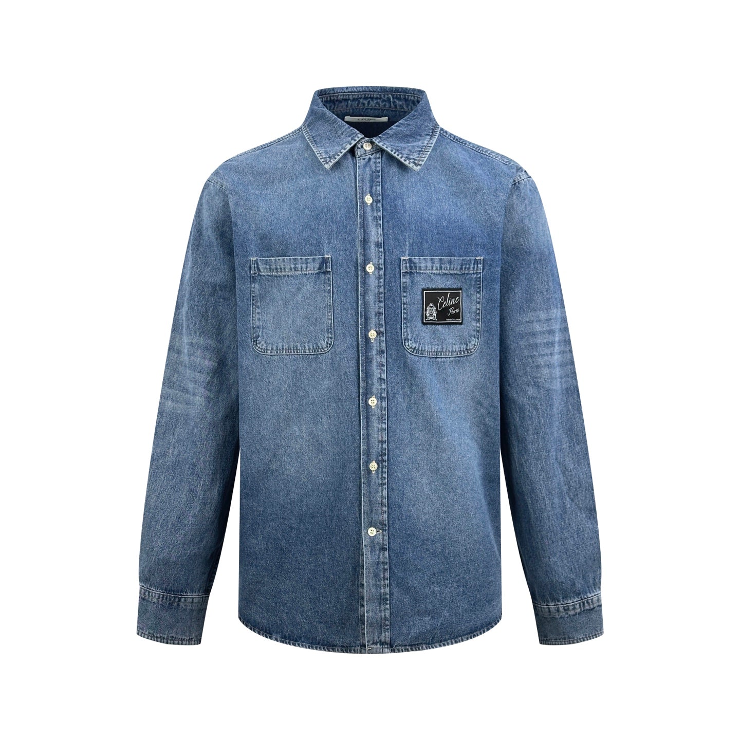 2026 new model GS label-attached denim shirt (BB4019-B35)