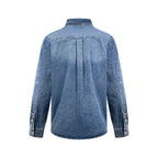 2026 new model GS label-attached denim shirt (BB4019-B35)