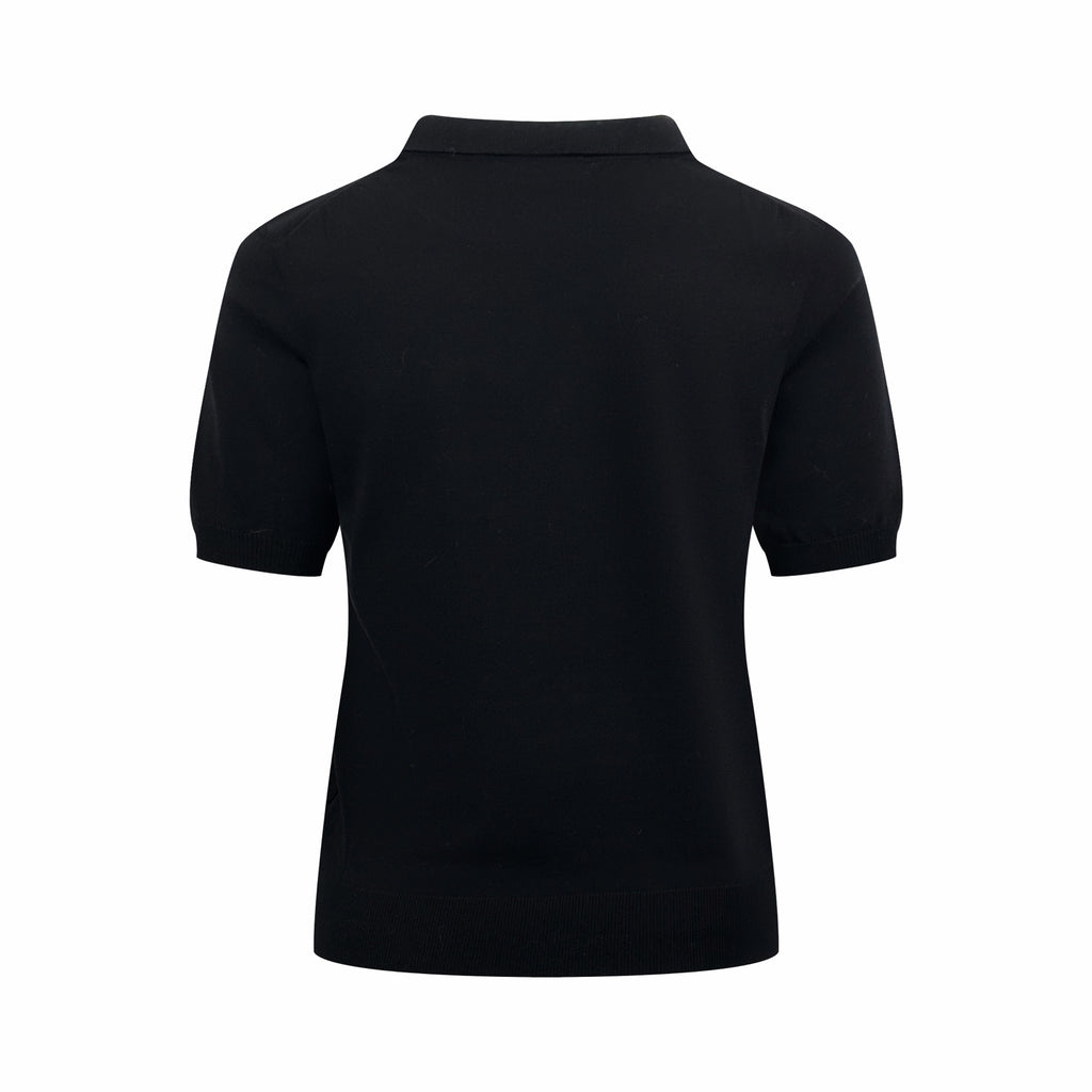 2026 Women's GS Embroidered Short-Sleeved Sweater (DD149)