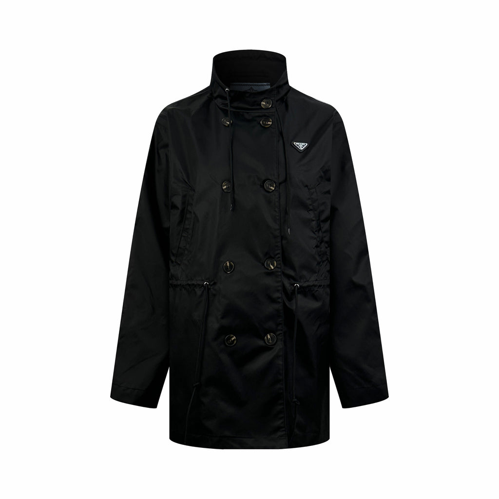2026 Women's GS Triangular Pattern Double-Button Coat (DD184)