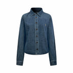 2026 Women's GS Embroidered Denim Shirt (EE444)