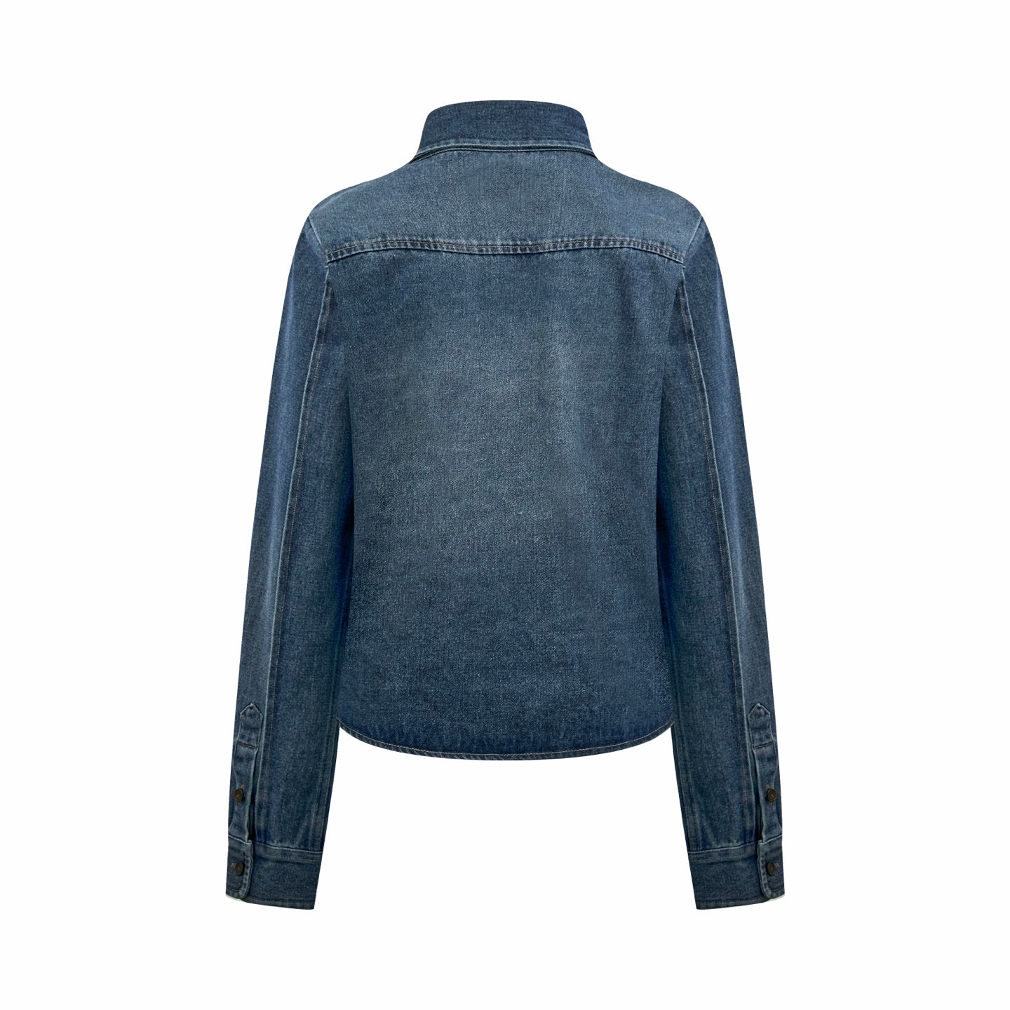 2026 Women's GS Embroidered Denim Shirt (EE444)