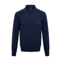 2026 New GS Decorative Knot Zip Knit Sweater (25274-B30)