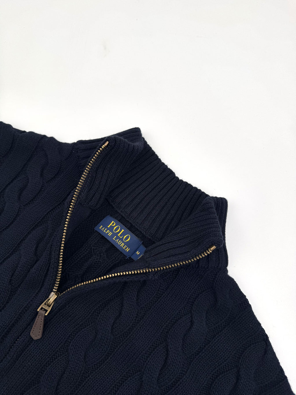 2026 New GS Decorative Knot Zip Knit Sweater (25274-B30)