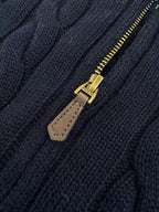 2026 New GS Decorative Knot Zip Knit Sweater (25274-B30)