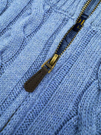 2026 New GS Decorative Knot Zip Knit Sweater (CC919-B30)