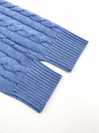 2026 New GS Decorative Knot Zip Knit Sweater (CC919-B30)