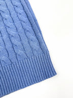 2026 New GS Decorative Knot Zip Knit Sweater (CC919-B30)