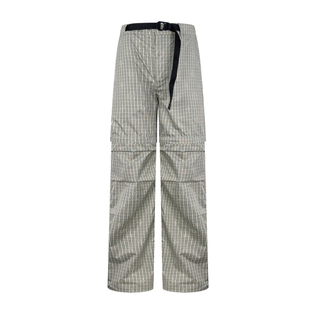 2026 new model GS logo check-pattern lined zipper pants (AA659-B85)