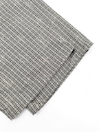 2026 new model GS logo check-pattern lined zipper pants (AA659-B85)