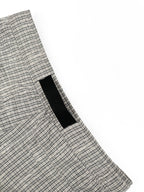 2026 new model GS logo check-pattern lined zipper pants (AA659-B85)