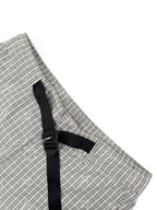 2026 new model GS logo check-pattern lined zipper pants (AA659-B85)
