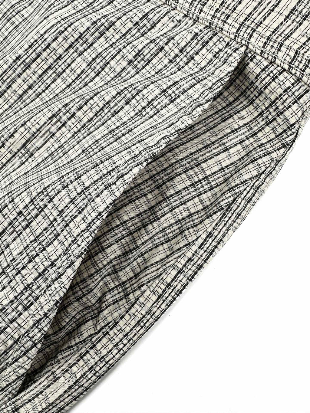 2026 new model GS logo check-pattern lined zipper pants (AA659-B85)