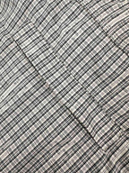 2026 new model GS logo check-pattern lined zipper pants (AA659-B85)