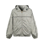 2026 New Model GS Logo Checkered Hooded Jacket (AA678-C15)
