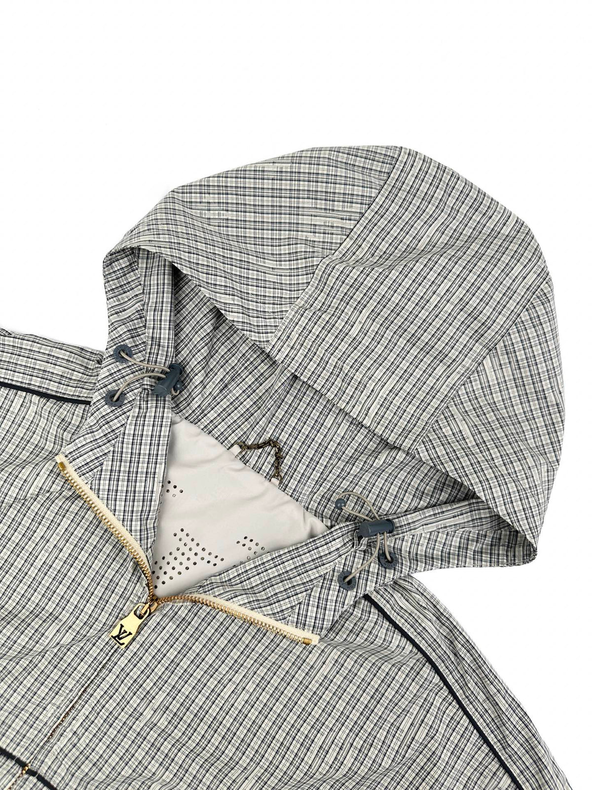 2026 New Model GS Logo Checkered Hooded Jacket (AA678-C15)