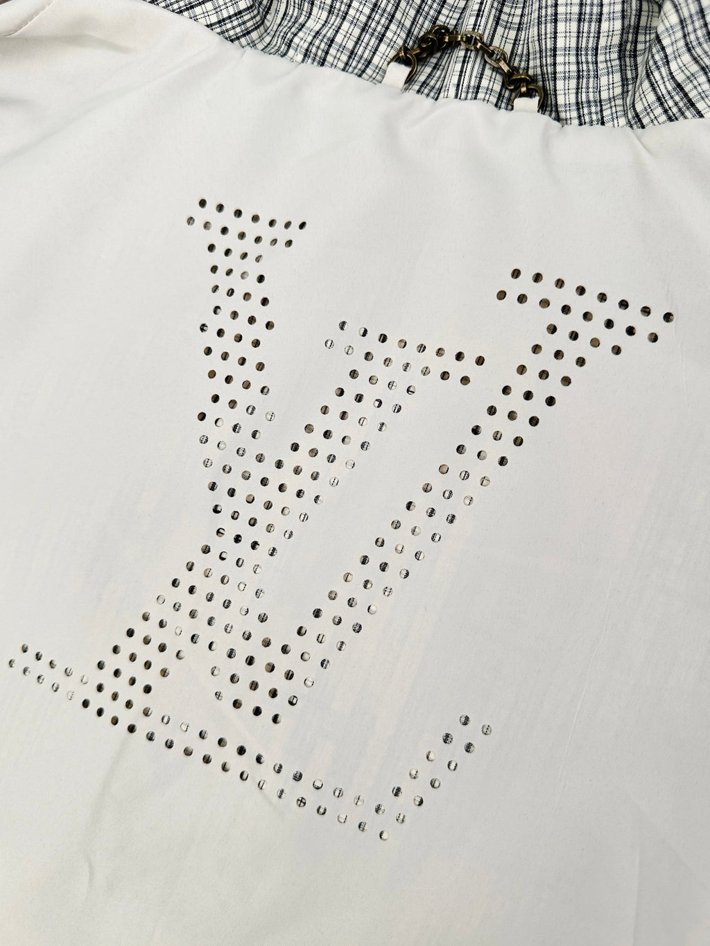 2026 New Model GS Logo Checkered Hooded Jacket (AA678-C15)