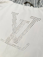 2026 New Model GS Logo Checkered Hooded Jacket (AA678-C15)