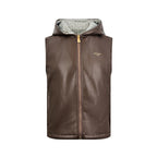 2026 New Model GS Check Double-sided Leather Jacket (AA630-C05)