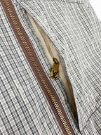 2026 New Model GS Check Double-sided Leather Jacket (AA630-C05)