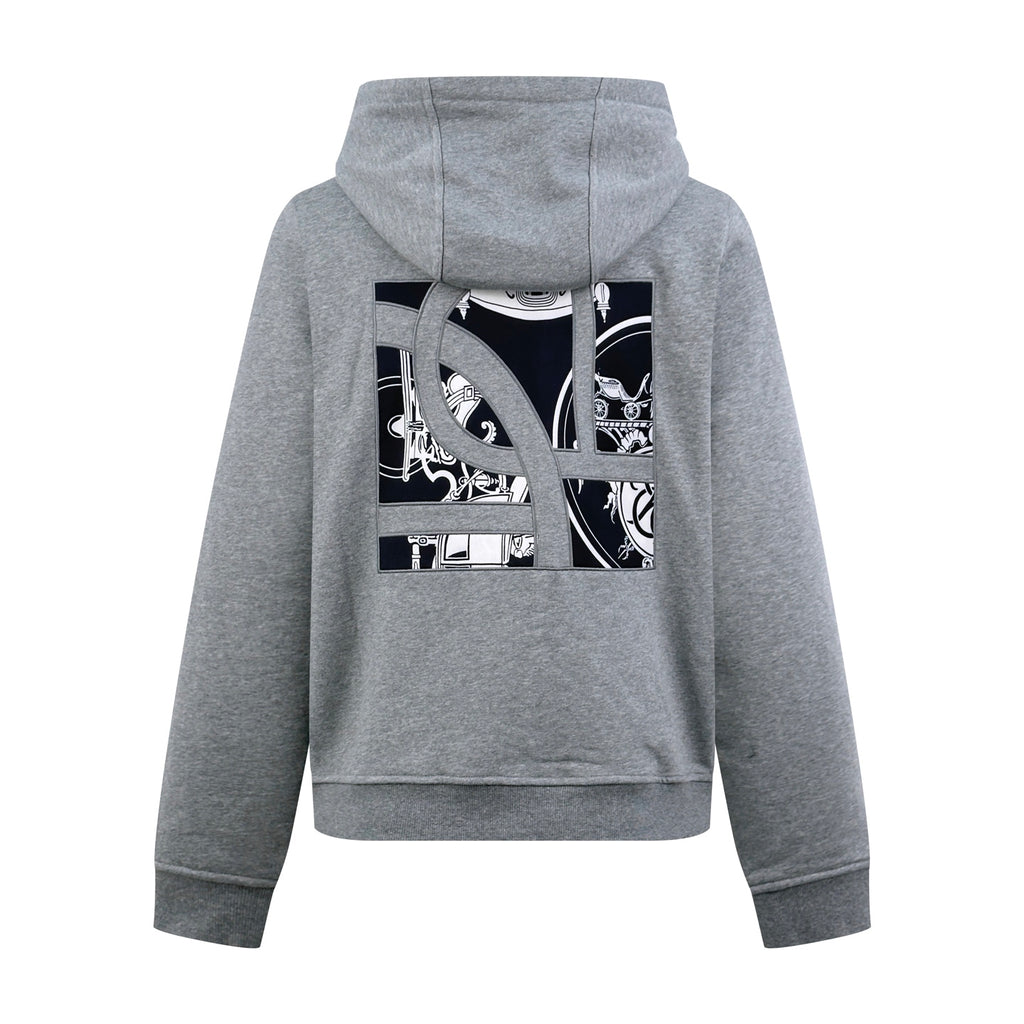 2026 New Model GS Printed Fabric Lined Zipper Coat (AA683-B75)