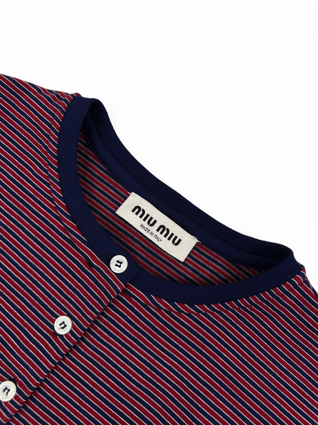 2026 New Model GS Logo Striped Henry Collar Long Sleeve (CC7017-A75)