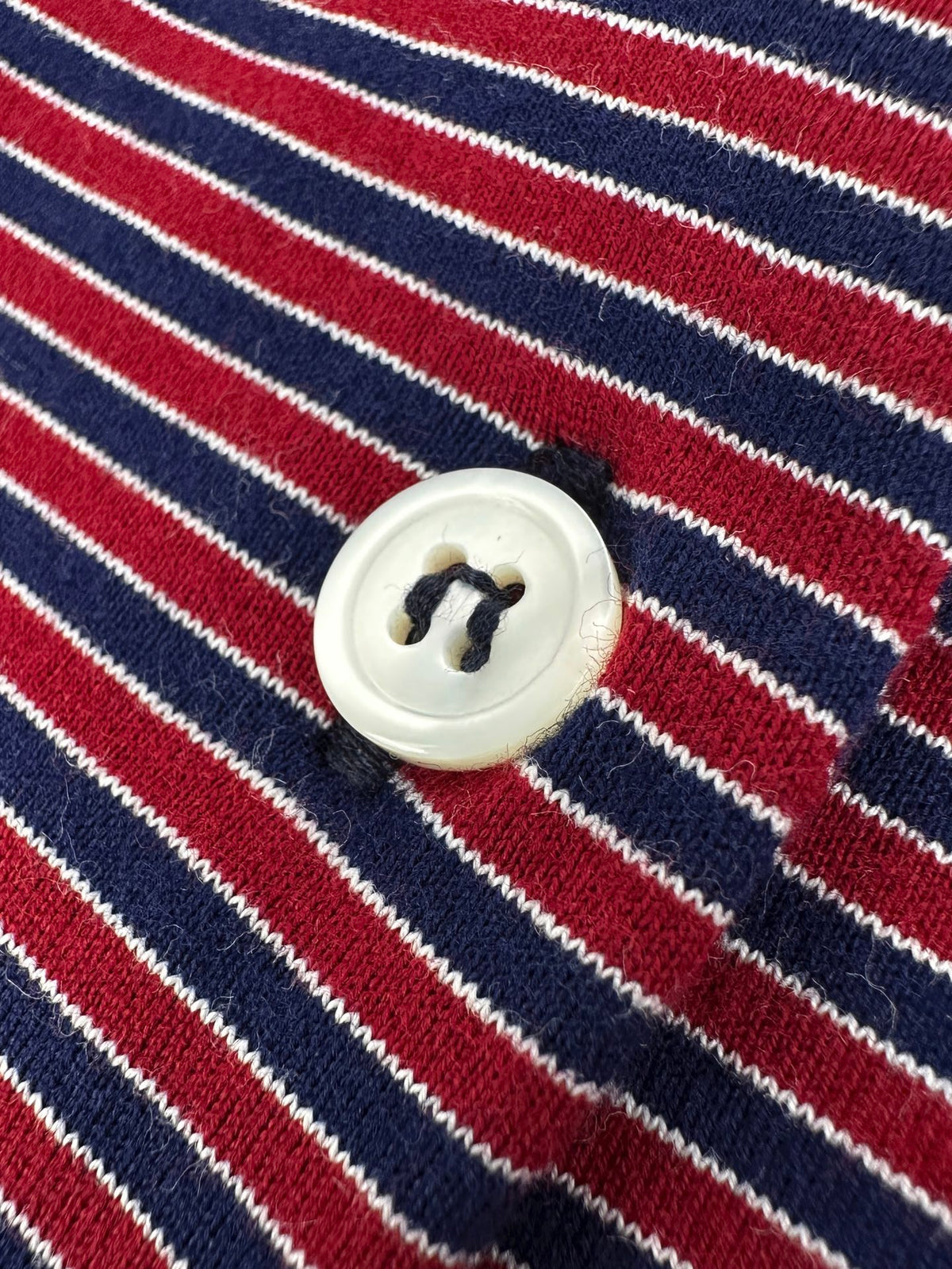 2026 New Model GS Logo Striped Henry Collar Long Sleeve (CC7017-A75)