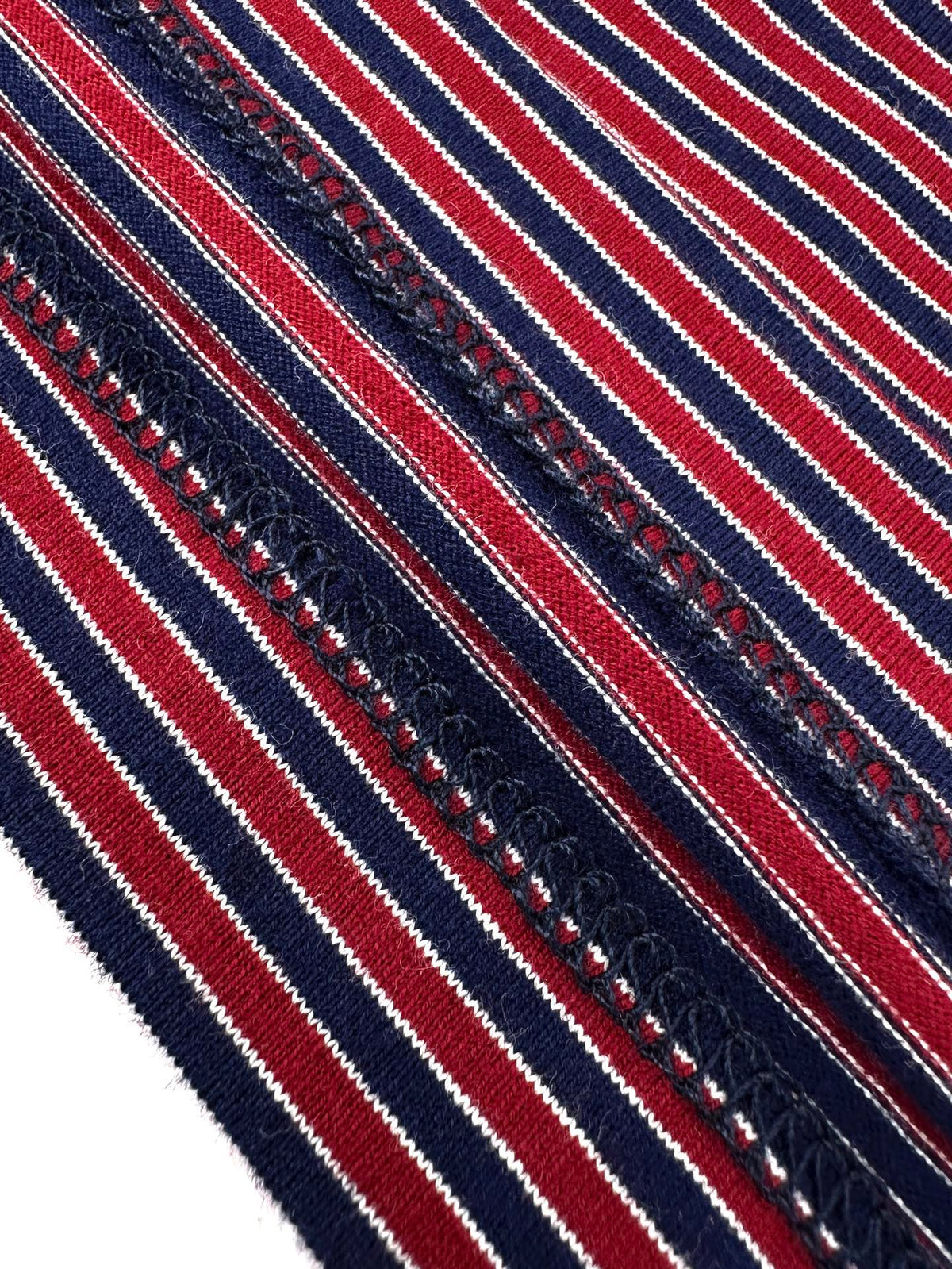 2026 New Model GS Logo Striped Henry Collar Long Sleeve (CC7017-A75)