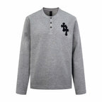 2026 New Model GS Cross Silver Button Long Sleeve (25292-A95)