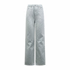 2026 Women's GS Full-Print Lettered Denim Pants (DD174)