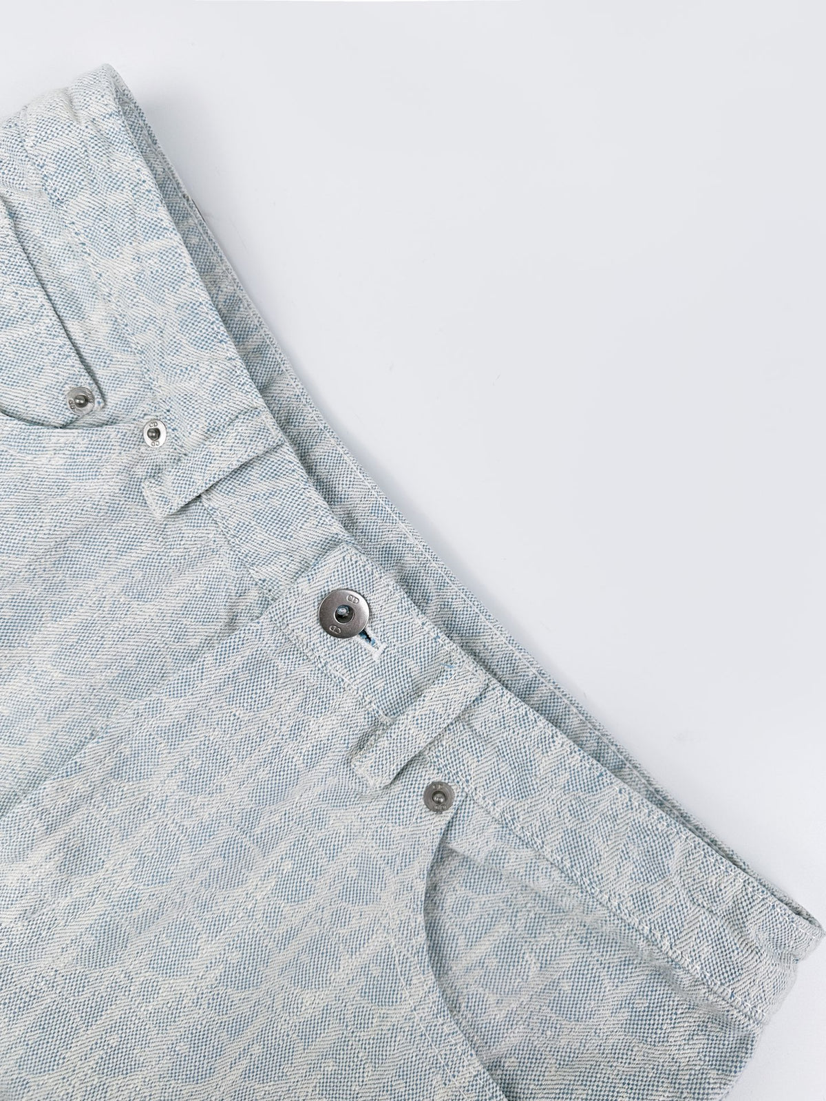 2026 Women's GS Full-Print Lettered Denim Pants (DD174)