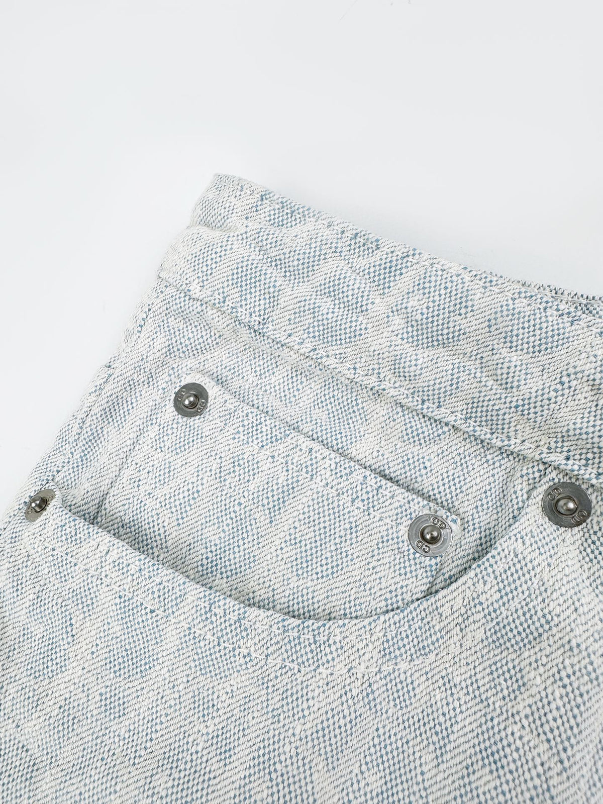 2026 Women's GS Full-Print Lettered Denim Pants (DD174)