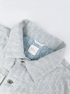 2026 Women's GS Full-Print Lettered Denim Jacket (DD167)