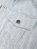 2026 Women's GS Full-Print Lettered Denim Jacket (DD167)